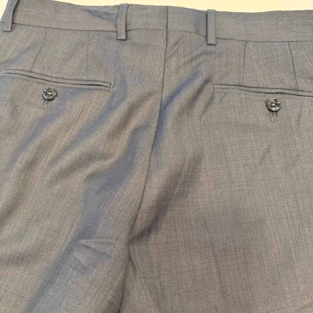 Ted Baker London Men's Charcoal Wool Dress Pants Size 29R Flat Flat NWOT